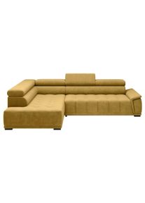 Ecksofa Gremio Links Senfgelb