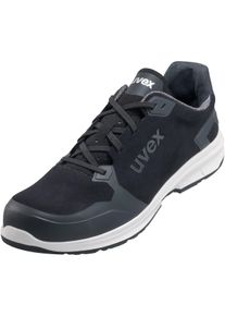 Sicherheitsschuh Uvex "1 sport Halbschuh" Gr. 50, schwarz, 50, Obermaterial: 100% sonstige Fasern AF., Schuhe, Sicherheitsschuh