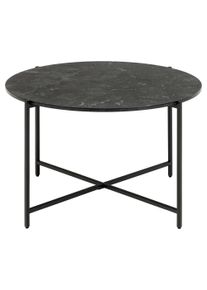 Couchtisch ACTONA GROUP "Lamoine", matt schwarz izmir, matt schwarz, matt schwarz izmir, B:70cm H:42cm T:70cm, Tische, Couchtisch, Rund, Izmir matt schwarz, rau Melamin, &Oslash;70x42 cm