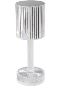 Eglo Tischleuchte "LUCIGNANO Tischlampe - Kunststoff - LED - 0,6W - IP20", transparent, 1, &Oslash; 8,5cm H: 23,5cm, 1 Stk., Leuchten, Nachttischlampe, Schreibtischleuchte, Leselampe, H23,5 x &Oslash;8,5 cm, Tischleuchte