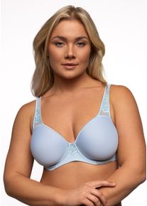 B&uuml;gel-BH ELBRINA "Spacer Bra", Damen, Gr. 95, Cup C, light blau, Spitze, Obermaterial: 50% Polyester, 42% Polyamid, 8% Elasthan, comfort fit, BHs B&uuml;gel-BH, vorgeformte Cups, breite Tr&auml;ger, mit B&uuml;gel, mit Spitze, feminin