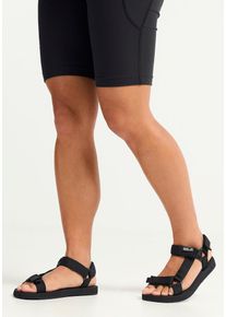 Sandale Jack Wolfskin "TAIGA SANDAL W", Damen, Gr. 43, schwarz, Synthetik, Schuhe Sandale