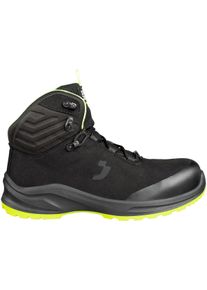 Sicherheitsschuh SAFETY JOGGER WORKS "Modulo Mid" Gr. 46, schwarz (schwarz, gr&uuml;n), 46, Obermaterial: 100% sonstige Fasern AF., Schuhe, Sicherheitsschuh