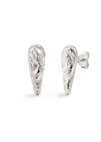 Paar Ohrstecker Kuzzoi "Ohrringe Herren Ohrstecker Tropfen 925 Sterling Silber" Gr. 17, silber, Ohrringe, Herren, ohne Stein, Silber 925 (Sterlingsilber), Paar Ohrstecker
