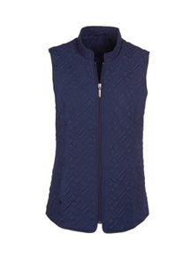 Kurzweste GOLDNER "Elegante &Uuml;bergangsweste, Stehkragen", Damen, Gr. 38, blau (marine), Obermaterial: 100% Polyester PES., normal, Westen Kurzweste, Ohne