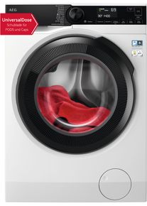 AEG Waschmaschine "LR7EA410FL 914501653", Energieeffizienz: A, schwarz-wei&szlig; (wei&szlig;), B:59,7cm H:84,7cm T:66cm, Waschmaschinen, ProSteam: Auffrischen mit Dampf statt Waschen und 96 % Wasser sparen, Waschmaschine