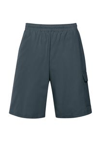 Jerseyhose TRIGEMA "TRIGEMA Cargo-Bermuda aus 100% Baumwolle", Damen, Gr. XXL, Normalgr&ouml;&szlig;en, grau (anthrazit), Web, 100% Baumwolle, Hosen Jerseyhose