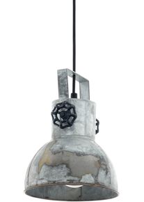 Eglo H&auml;ngeleuchte "BARNSTAPLE Pendellampe, Stahl, E27, IP20, Esstischlampe, Retro, Lampe", schwarz, 1, &Oslash; 17,5cm, Leuchten, H&auml;ngeleuchte, H110 x &Oslash;17,5 cm, schwarz, 1X40W exkl., H&auml;ngeleuchte