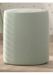 Polsterhocker Vipack "Moon, Hocker in rund, mit flauschigem Boucl&eacute; Stoff", gr&uuml;n, B:41cm H:41,5cm T:41cm, 100% Polyester, Hocker, Polsterhocker, als Sitzgelegenheit o. Nachttisch, 41 cm &empty;, Boucl&eacute; Stoff, in 4 Farben