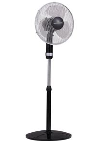 Sonnenk&ouml;nig Standventilator SONNENK&Ouml;NIG "Black 16, Leistung 50W, schwenkbar, laufruhig, h&ouml;henverstellbar", schwarz, B:40cm T:40cm, Ventilatoren, Standventilator, hohe Effizienz, modernes Design, 3 Geschwindigkeiten