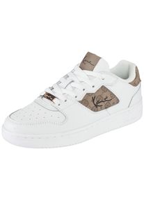 Sneaker Karl Kani "89 CLASSIC", Damen, Gr. 42, wei&szlig;, beige, Leder, Schuhe Sneaker