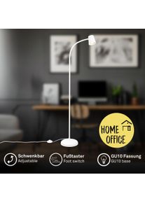 Briloner Leuchten LED Stehlampe "Stehleuchte, wei&szlig;, 1xGU10/max. 9W exkl.", wei&szlig;, Leuchten, LED Stehlampe