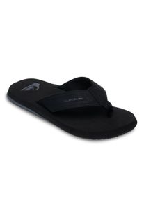 Zehentrenner Quiksilver "MONKEY WRENCH 26", Herren, Gr. 45, schwarz (schwarz 2), Synthetik, Textil, Schuhe Zehentrenner, Sommerschuhe
