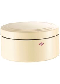 Keksdose Wesco "Classic Line - Geb&auml;ckdose", braun (mandel), H:12,4cm, Lebensmittelaufbewahrungsbeh&auml;lter, Keksdose, Dose mit Deckel & Kunststoffring / schlie&szlig;t dicht, 4 L