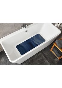 Wanneneinlage Kleine Wolke "Mystic", navy, B:36cm H:0,3cm L:92cm, PVC Schaum, Wanneneinlagen, Wanneneinlage