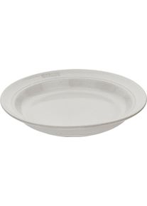 Teller Staub "Dining Line", wei&szlig; (wei&szlig;er tr&uuml;ffel), B:24,5cm H:4cm L:24,5cm &Oslash;:24cm, Keramik, Speiseteller, Teller, Keramik-Teller, Emailliert, 24 cm, sp&uuml;lmaschinengeeignet