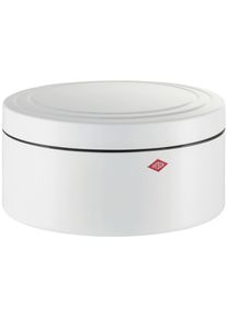 Keksdose Wesco "Classic Line - Geb&auml;ckdose", wei&szlig; (wei&szlig; matt), H:12,4cm, Lebensmittelaufbewahrungsbeh&auml;lter, Keksdose, Dose mit Deckel & Kunststoffring / schlie&szlig;t dicht, 4 L