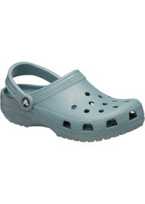 Clog Crocs "Classic", Damen, Gr. 46, blau (petrol), Obermaterial: 50% Polyester PES. 50% Sonstiges Material (Ananasfaser) AM_PF ., Schuhe Clog