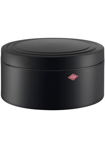 Keksdose Wesco "Classic Line - Geb&auml;ckdose", schwarz (mattschwarz), H:12,4cm, Lebensmittelaufbewahrungsbeh&auml;lter, Keksdose, Dose mit Deckel & Kunststoffring / schlie&szlig;t dicht, 4 L