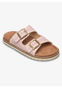 Sandale Roxy "HYNDIRA", Damen, Gr. 39, faded rose, Synthetik, Schuhe Sandale, Pantolette, Sommerschuh
