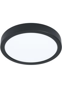 Eglo Deckenleuchte "ARGOLIS 2", schwarz, &Oslash; 28,5cm H: 3cm, 1 Stk., Leuchten, Deckenleuchte aus Stahl - 20,5W - Warmwei&szlig;, Deckenleuchte