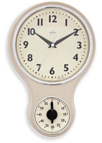 Wanduhr CHRISTOFFEL "Wanduhr Acctim", beige, Wanduhren, Wanduhr