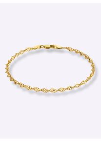 Armband Lady, gold (gelbgold 375, gelbgold 375), Armb&auml;nder, Damen, Gold Metall, Gold, Metall, Armband