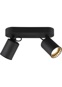 Trio LEUCHTEN Deckenleuchte "Pago", schwarz, 2, H: 15cm, Leuchten, Deckenlampe, Deckenleuchte