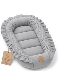 Totsy Baby Babynest Musselin | grau