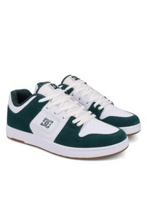 Skateschuh DC Shoes "Manteca 4 S", Herren, Gr. 8(40,5), wei&szlig; (gr&uuml;n, wei&szlig;), Obermaterial:53.02% Leder, 46.98% Synthetikmaterial;, Schuhe Skateschuh