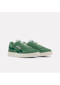 Sneaker Reebok CLASSIC "CLUB C REVENGE", Damen, Gr. 47, fieldgr&uuml;n, metalgr&uuml;n, chalk, Leder, Schuhe Sneaker