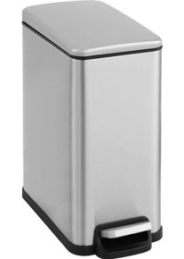 M&uuml;lleimer OTTO HOME "Joonah, mit verz&ouml;gertem Schlie&szlig;mechanismus, schmal und kompakt", stainless steel matt, B:17cm H:37,9cm T:34,5cm, Edelstahl, M&uuml;lleimer, M&uuml;lleimer, Nischen-M&uuml;lleimer, Treteimer, Kosmetikeimer mit Deckel