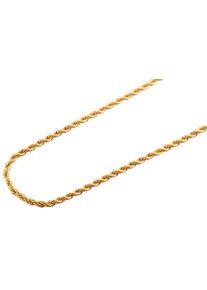 Adelia&acute;s Gliederkette ADELIA&acute;S "Unisex Halskette &iquest; Kordelkette aus Edelstahl" Gr. 45, gold, Halsketten, Damen, 45, Edelstahl, Gliederkette