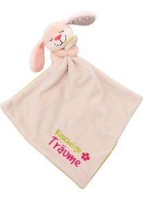 Schmusetuch Nici "My First Nici, Schmusetuch mit Kuscheltier Hase, Kuschelige Tr&auml;ume", Baby, beige (beige, gr&uuml;n), Pl&uuml;sch, Polyester, Schnuffelt&uuml;cher Schmusetuch, mit aufgestickter Botschaft