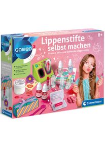 Experimentierkasten Clementoni "Galileo, Lippenstifte selbst machen", bunt (wei&szlig;, neutral), Experimentierk&auml;sten, Kinder, Experimentierkasten, Made in Europe