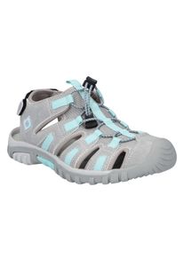 Sandale Hi-Tec "Cove Sport", Damen, Gr. 41, grau (hellgrau, t&uuml;rkis), Obermaterial: 100% Synthetik synthetic., Schuhe Sandale