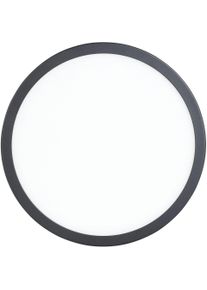Eglo Aufbauleuchte "Fueva 5 Deckenlampe, Deckenbeleuchtung, Metall und Kunststoff, Lampe", schwarz, 1, &Oslash; 28,5cm H: 2,8cm, 1 Stk., Leuchten, Aufbauleuchte - H2,8 x &Oslash;28,5 cm - schwarz - 20,5W inkl., Aufbauleuchte
