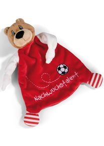 Schmusetuch Nici "FC BAYERN M&Uuml;NCHEN B&auml;r Berni, 25 cm", Baby, rot, Pl&uuml;sch, Polyester, Schnuffelt&uuml;cher Schmusetuch