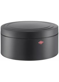 Keksdose Wesco "Classic Line - Geb&auml;ckdose", graphit matt, H:12,4cm, Lebensmittelaufbewahrungsbeh&auml;lter, Keksdose, Dose mit Deckel & Kunststoffring / schlie&szlig;t dicht, 4 L