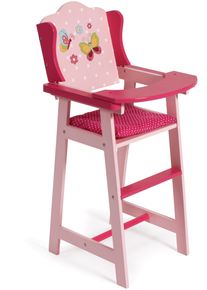 Bayer Chic 2000 Puppenhochstuhl CHIC2000 "Papilio, Pink", pink, Puppenm&ouml;bel, KinderB:27cm H:59cm T:27cm, Puppenhochstuhl, B:27cm H:59cm T:27cm