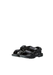 Sandale Jack Wolfskin "TARACO BEACH SANDAL K", M&auml;dchen, Gr. 33, schwarz, Synthetik, Schuhe Sandale, mit Klettverschluss