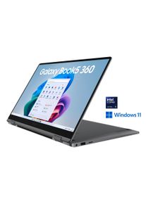 Samsung Convertible Notebook "Galaxy Book5 360 15,6'' (NP750Q) Ultra5 16 GB + 512 GB", grau, 16 GB RAM 512 GB SSD, Core Ultra 5, Windows 11 Home, Notebooks, Convertible Notebook