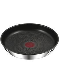 Bratpfanne Tefal "Ingenio Preference", edelstahl, B:29,4cm H:5,1cm L:29,4cm &Oslash;:28cm, Pfannen, Bratpfanne, stapelbar, Antihaftversiegelung, Thermo-Signal, 18/10-Edelstahl