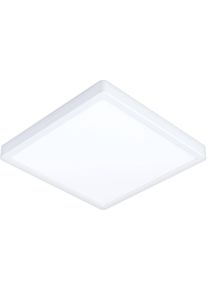 Eglo Deckenleuchte "FUEVA 5 Deckenlampe, IP44, geringe Aufbauh&ouml;he, 20 Watt, Quadrat", wei&szlig;, H: 2,8cm, 1 Stk., Leuchten, Aufbauleuchte, Badezimmer, Bad-Deckenlampe, modern, 28,5x28,5x2,8cm, Deckenleuchte