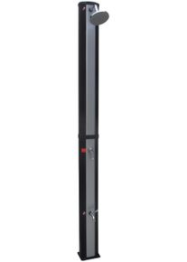 Solardusche MY POOL BWT "Exklusiv", schwarz, B:16cm H:215cm, Chrom, Kunststoff, Outdoorduschen, Solardusche, 215 cm H&ouml;he, 35 l Tank