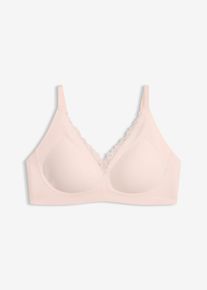 bonprix Női Vatt&aacute;zott Feel Comfort l&eacute;zerkiv&aacute;g&aacute;s&uacute; melltart&oacute; merev&iacute;tő n&eacute;lk&uuml;l, r&oacute;zsasz&iacute;n, 36/38