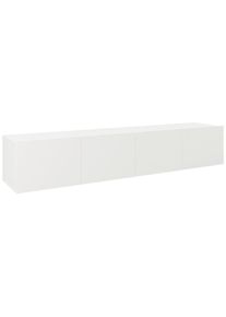 Hom&acute;in Hom`in Lowboard, Wei&szlig;, Holzwerkstoff, 200x36.7x42 cm, h&auml;ngend, Wohnzimmer, TV M&ouml;bel, Lowboards, Lowboards h&auml;ngend
