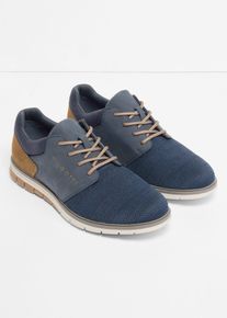 Scarpe stringate bugatti con suola profilata, Blu, Taglia 40, bonprix