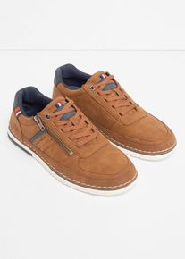 Sneaker Tom Tailor con cerniera, Marrone, Taglia 40, bonprix