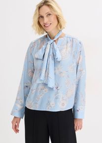 Tunica in satin, Blu, Taglia 60, bonprix